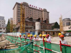 市建設(shè)局黨委書記、局長戴健一行赴湖州市第一醫(yī)院改擴(kuò)建項(xiàng)目一期工程